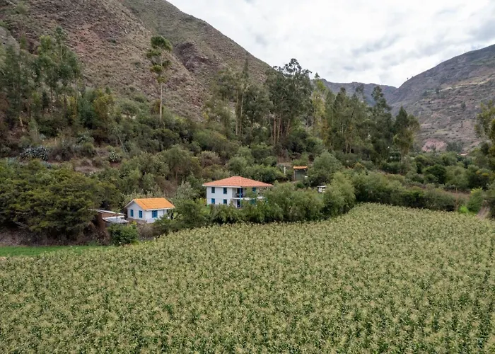 In Nature In Sacred Valley With Mountain Views
